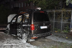 Spalone auto marki vv caddy- widok z tyłu