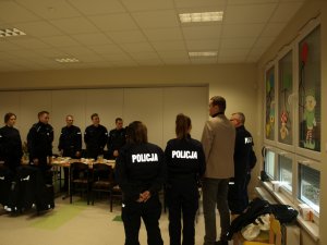 policjanci na praktykach