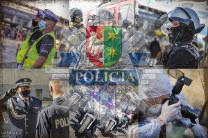 plakat zachęcający do wstąpienia w szeregi Policji