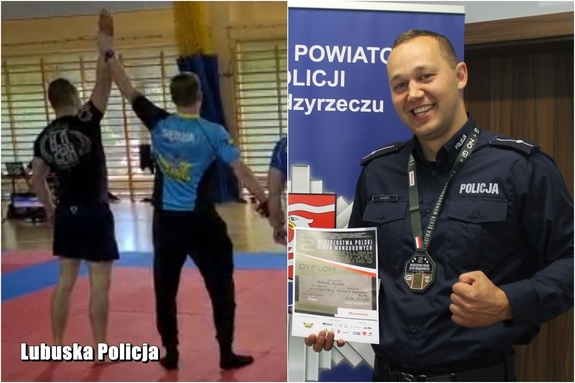 Lubuski policjant z tytułem Mistrza Polski Służb Mundurowych w Brazylijskim Jiu-Jitsu