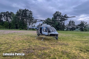 policyjny helikopter