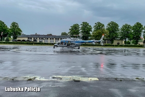 policyjny helikopter