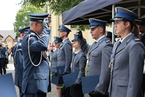 policjanci w trakcie święta policji