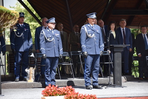 policjanci w trakcie święta policji