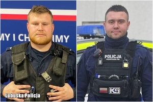 Wizerunek policjantów w mundurach