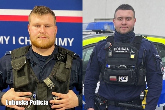 Profesjonalizm i odwaga w służbie – policjanci ewakuowali mieszkańców podczas pożaru